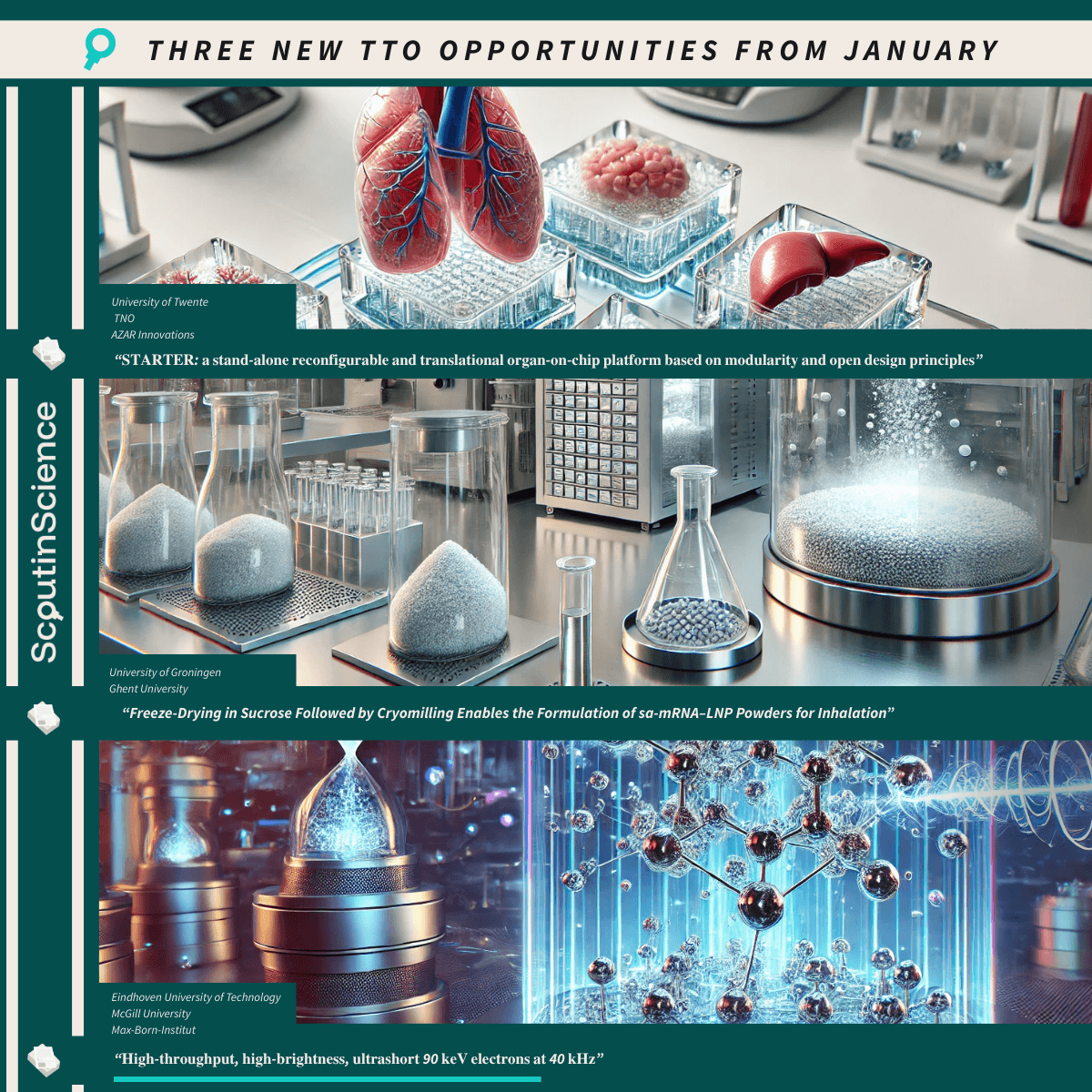 Three new TTOs opportunities from January